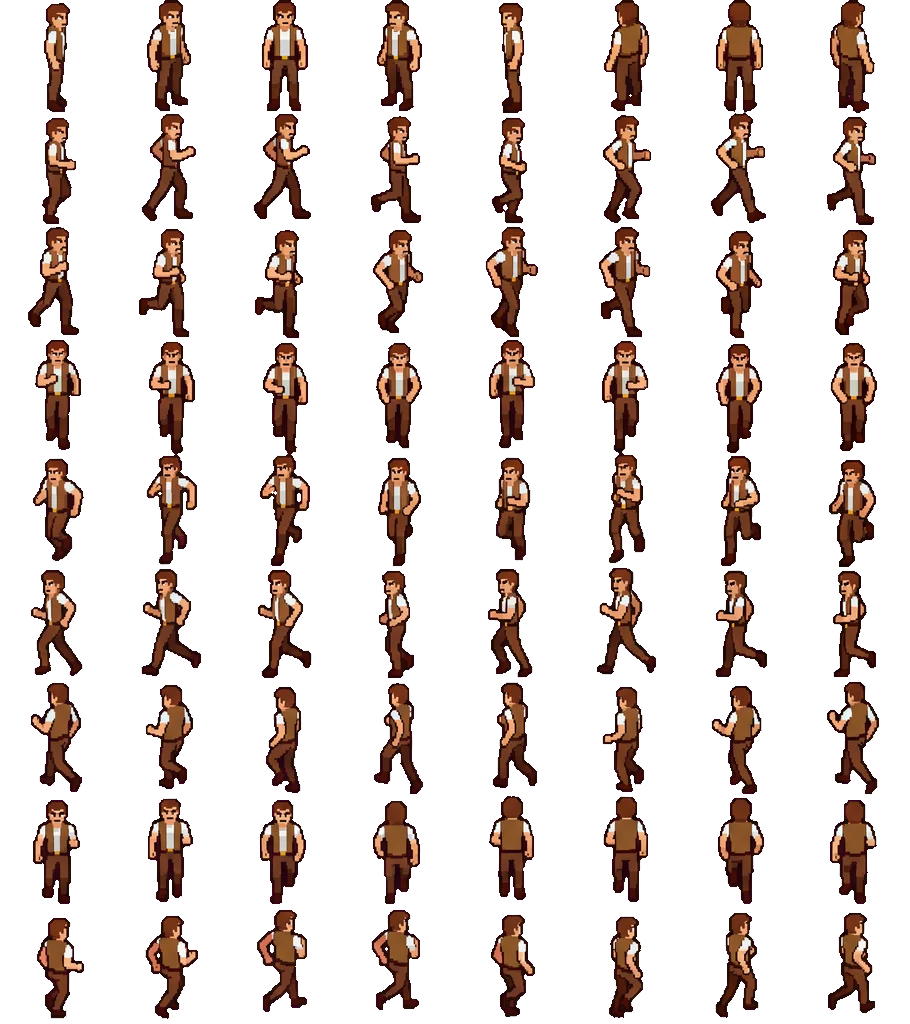 Idle + Run Spritesheet
